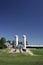 Rural Farm Buildings - feedlot and twin tower silo