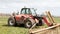 Rural farm tractor fork lift