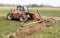 Rural farm tractor fork lift