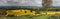 Rural farmlands panorama