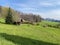 Rural farms and traditional architecture in villages over Lake Zurich, Erlenbach ZH - Canton of ZÃ¼rich Zurich or Zuerich