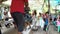 Rural folks wedding guests perform bench dance to raise money for couple