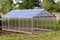 Rural greenhouse with gable roof