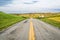 Rural highway across Missouri farmland