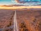 Rural highway leading into Ikara-Flinders Ranges