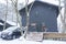 Rural home covered with snow in Hakuba
