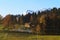 A rural house in the autumn suburbs of Lucerne Switzerland