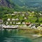 Rural houses in Geiranger, Norway