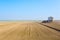 Rural Italian landscape from Po river lagoon.