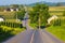 Rural Lancaster County road in Summer