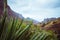 Rural landscape, arid mountains in the Coculi Valley on the island of Santo Antao in Cape Verde