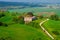 Rural landscape with a deserted manor