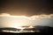 Rural landscape at dusk in the region of the Pampa Biome bordering Brazil and Uruguay