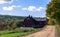 Rural landscape in full foliage colors