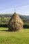 Rural landscape.  Haystack in the meadow