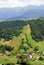 Rural landscape in high mountains