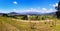 Rural landscape with mountains in Boyaca