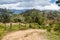 Rural landscape near Leymebamba village in northern Pe