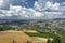 Rural landscape near Montefiore dell Aso, Marches, Italy