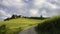 Rural landscape near Pianello Val Tidone and Agazzano, Emilia-Romagna, at May