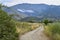 Rural landscape with road