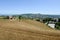 Rural landscape to the coast at San Benedetto del Tronto