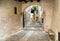 A rural medieval street, Italy