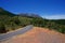 Rural mountain pass freeway road Montagu, Cape Town