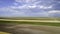 Rural Nebraska landscape in aerial view