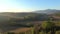 Rural panorama, September evening. Italy