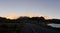 Rural Road and Fitz Roy Mountain at Dusk