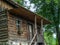 Rural Romanian single family house in wood and stone