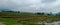 Rural scenery rice field