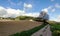 Rural spring landscape around Carcassone in France