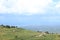 Rural Swaziland landscape with corn fields, Southern Africa, african nature