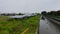 In rural Taiwan, farmers use the land next to the creek to install solar panels, producing green energy and increasing income.