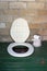 Rural toilet bowl