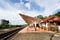 Rural train station at Maemo , thailand