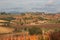 Rural Umbria landscape in the autumn season