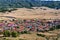 Rural village landscape in Northeast China in autumn