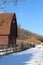 Rural Winter Barn Scene