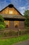 Rural wooden house