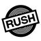 Rush black stamp