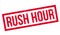 Rush Hour rubber stamp