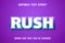 Rush text - gradient text effect