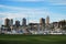 Rushcutters Bay Park skyline, Sydney, Australia