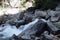 Rushing River in Yosemite crashing against the rocks