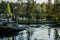 Ruskeala waterfalls on the Tomayoki river