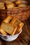 Rusks in a basket