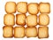 Rusks bread toast biscuits, diet food background